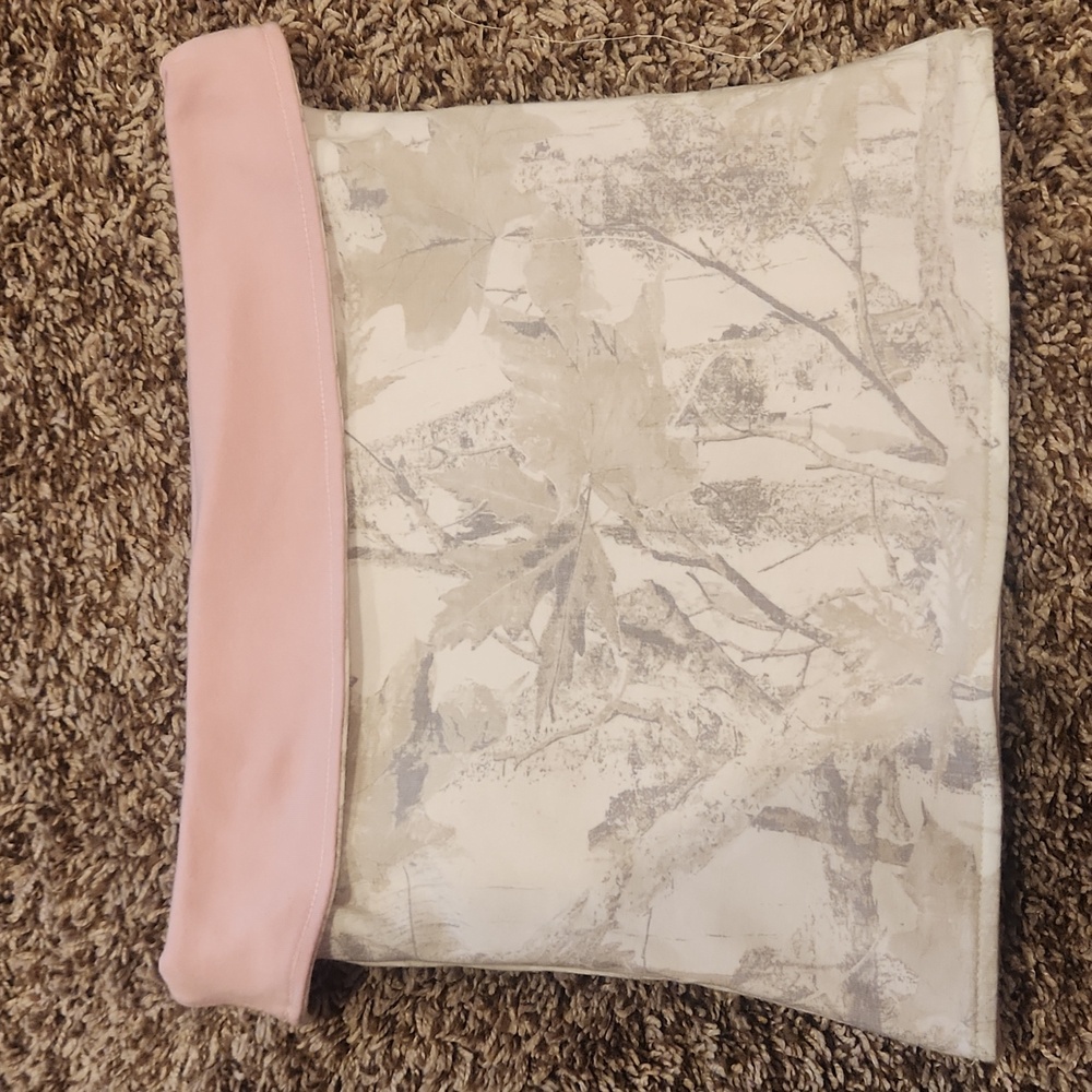 Hollister Cream and Taup Leaf Accent Tube Top - Picture 2 of 4